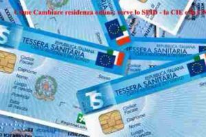 Come Cambiare residenza online: serve lo SPID - la CIE o la CNS