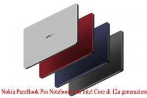 Nokia PureBook Pro Notebook con Intel Core di 12a
