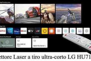 Proiettore Laser a tiro ultra-corto LG HU715Q