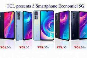TCL presenta 5 Smartphone Economici 5G