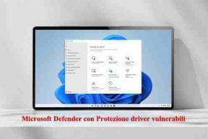 Microsoft Defender con Protezione driver vulnerabili