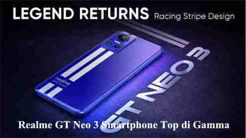 Realme GT Neo 3 Smartphone Top di Gamma
