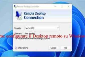 Come configurare il Desktop remoto su Windows 11