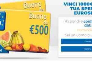 Email Truffa: Vinci 1000€ per la tua spesa da Eurospin