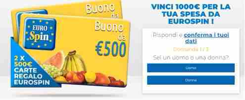 Email Truffa: Vinci 1000€ per la tua spesa da Eurospin