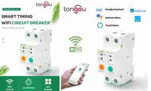 Differenziale magneto Termico Smart Wifi Intelligente Tongou