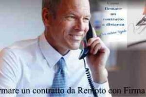 Come firmare un contratto da Remoto con Firma Digitale