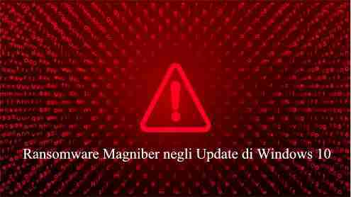 Ransomware Magniber negli Update di Windows 10