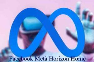 Facebook presenta Metà Horizon Home realtà virtuale-sociale