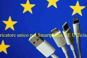 Caricatore unico per Smartphone UE Ufficiale dal 2024