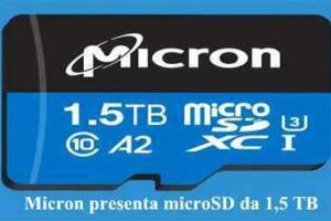Micron presenta la prima microSD al Mondo da 1,5 TB
