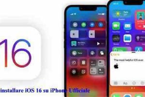Come installare iOS 16 su iPhone Ufficiale