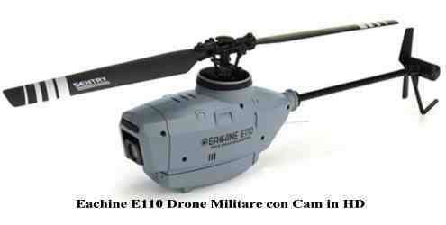 Eachine E110 Drone Militare con Cam in HD