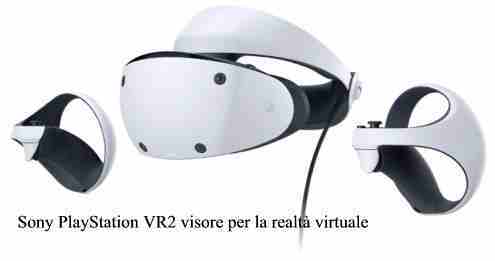 Sony PlayStation VR2 visore per la realtà virtuale