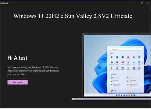 Windows 11 22H2 e Sun Valley 2 SV2 Ufficiale