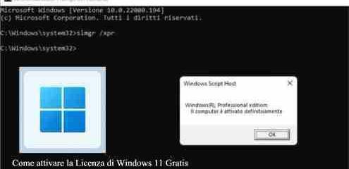Come attivare la Licenza di Windows 11 Gratis