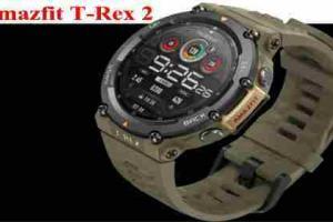 Amazfit T-Rex 2 Smartwatch con Robustezza livello militare