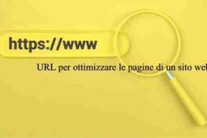 URL per ottimizzare le pagine di un sito web