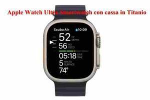 Apple Watch Ultra Smartwatch con cassa in Titanio