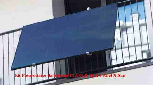 kit Fotovoltaico da balcone PLUG & PLAY Enel X Sun