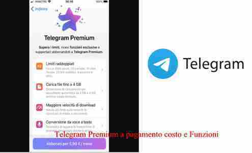 Telegram Premium a pagamento costo e Funzioni