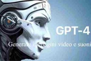 GPT- 4 capace di generare immagini video e suoni