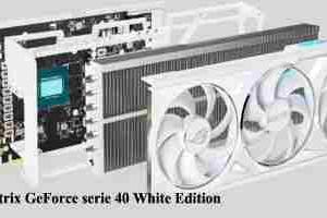 ASUS ROG Strix GeForce serie 40 White Edition