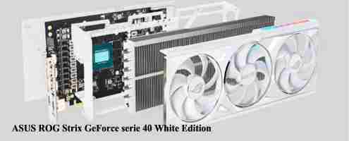 ASUS ROG Strix GeForce serie 40 White Edition