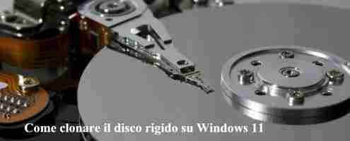 Come clonare il disco rigido su Windows 11 senza software