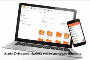 Aruba Drive archiviazione online con spazio illimitato