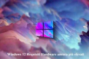 Windows 12 Requisiti Hardware ancora più elevati