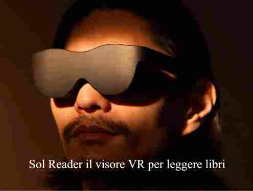 Sol Reader il visore VR per leggere libri