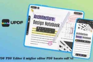 UPDF PDF Editor il miglior editor PDF basato sull'AI