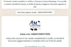 AMCOMPUTERS sbarca su WhatsApp: iscriviti al canale Ufficiale