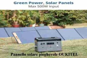 Pannello solare pieghevole OUKITEL con Batteria da 2000W