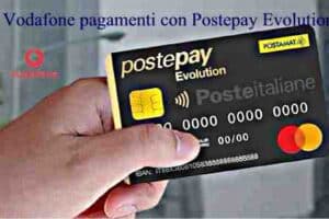 Vodafone i servizi si pagano anche con Postepay Evolution