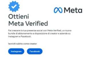 Come verificare il tuo account "Meta Verified"