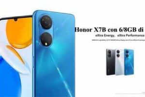 Honor X7b con 6/8GB di RAM e 128/256GB Memoria