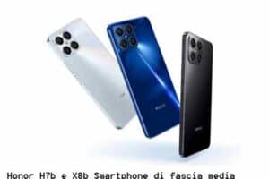 Honor H7b e X8b Smartphone di fascia media