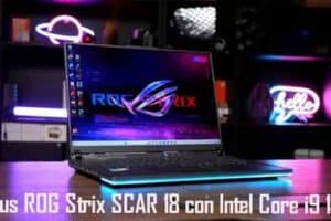 Asus ROG Strix SCAR 18 con Intel Core i9 14th gena