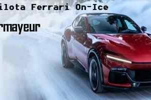 Corso Pilota Ferrari On-Ice si svolge a Courmayeur