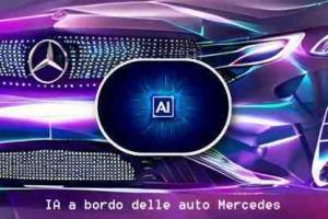 AI a bordo delle auto Mercedes: cosa ci aspetta?