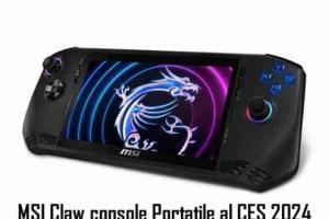 MSI Claw la nuova console Portatile al CES 2024