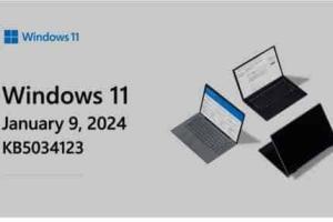 Pronti a scaricare KB5034123 per Windows 11 Gennaio 2024