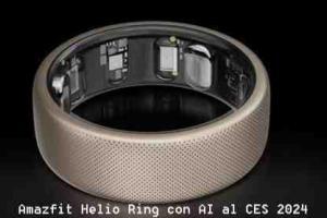 Amazfit Helio Ring Anello Smart con AI al CES 2024