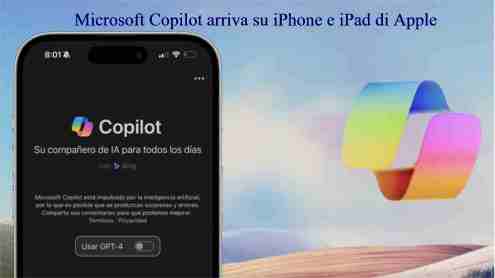 Microsoft Copilot arriva su iPhone e iPad di Apple