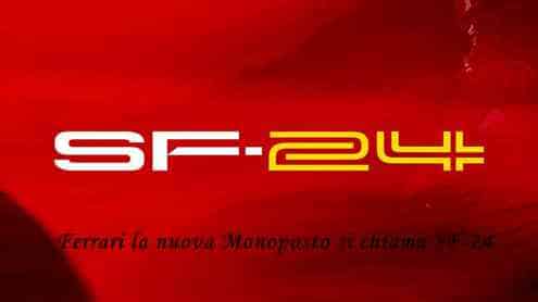 Ferrari la nuova Monoposto si chiama SF-24