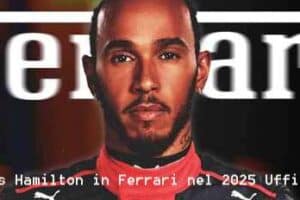Lewis Hamilton in Ferrari nel 2025 Ufficiale