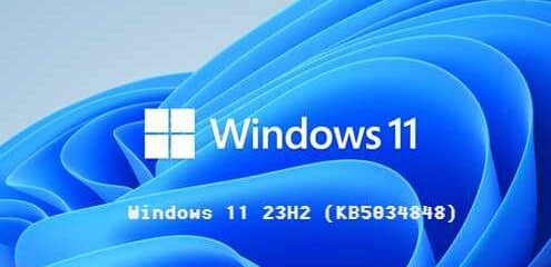 Windows 11 Version 23H2 per x64 (KB5034848)