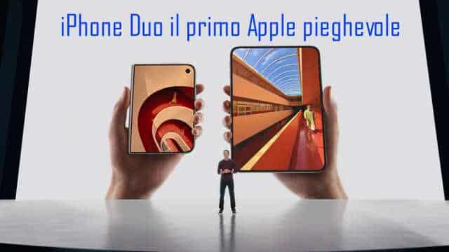 iPhone Duo il primo Apple pieghevole iPhone Duo il primo Apple pieghevole